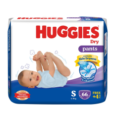Huggies Dry Small Pant Diaper 4-8Kg - 70 Pcs (Malaysia)